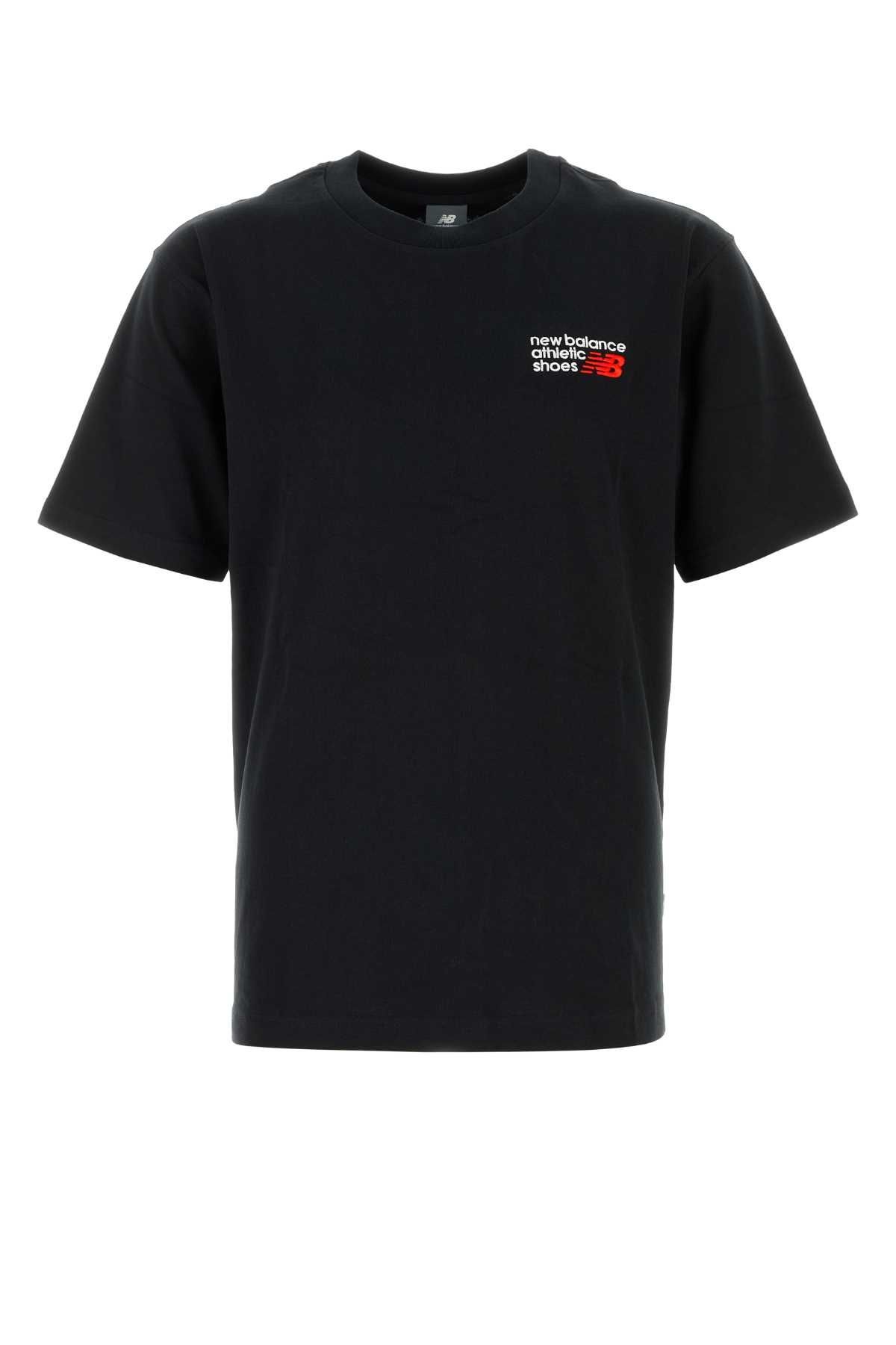 뉴발란스 26SS 뉴 Balance 블랙 코튼 t-셔츠 MT41908BKBLACK