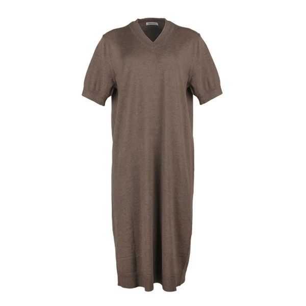 [롯데백화점] 파슨스 Knit V-neck Long Dress   [PW5R9NO02]