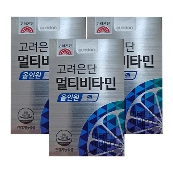 고려은단 멀티비타민 올인원 맨 1560 mg X 30정 / 3개 / ...