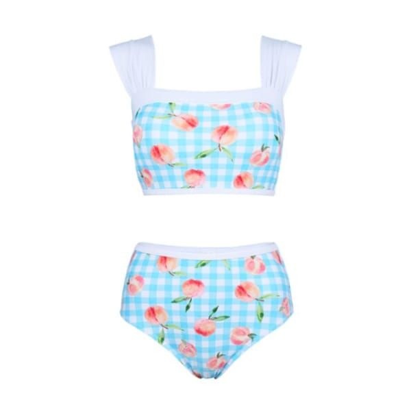 <매장정품> 레노마수영복 * 폴리백 무상* 여성 피치 샤링 비키니 RN-LS2F303-BU 381325
