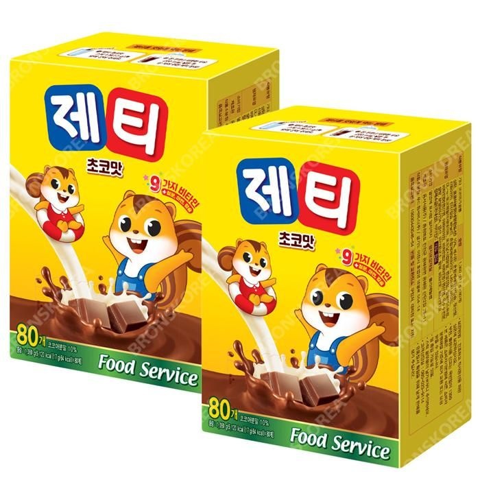 동서 제티 초코렛맛 80T X 2개/코코아 우유음료