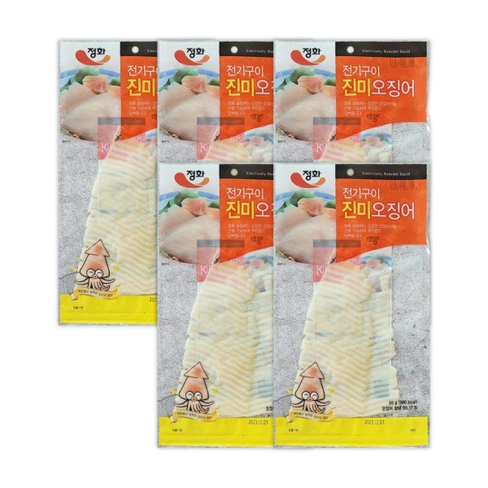 정화 전기구이진미오징어 55g x 5개