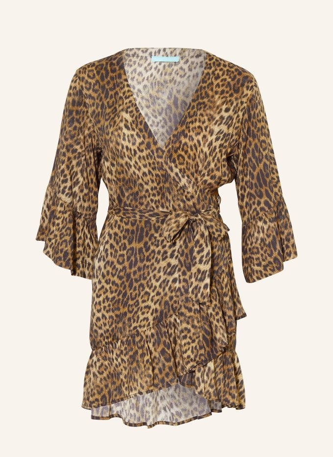 멜리사 오다바시 Conti MELISSA ODABASH TEGAN wrap 드레스 with 3/4 sleeves 100298530515000