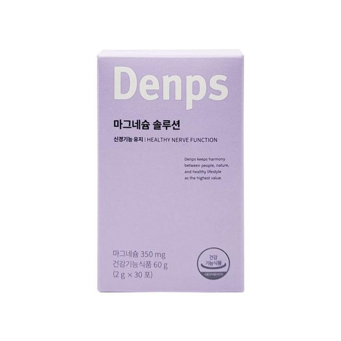 덴프스 마그네슘 솔루션 2g x 30포 피로회복 도움 1개 Ss