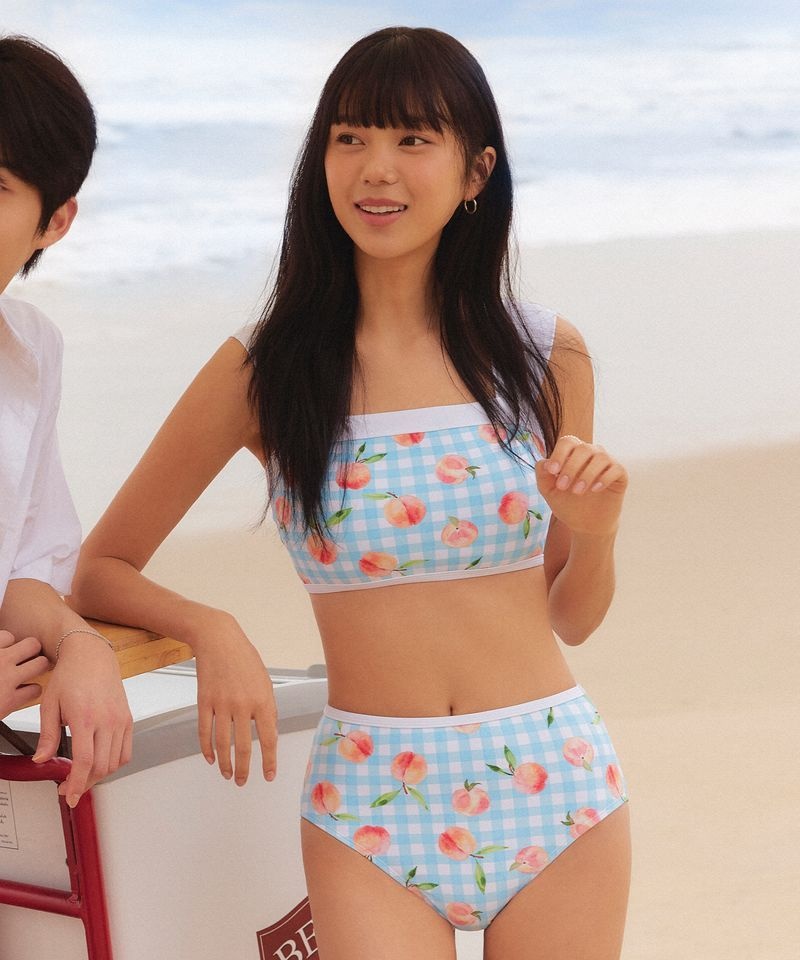 <매장정품> RENOMASWIM 여성 피치 샤링 비키니 블루 RN-LS2F303-BU 5014991171 382025