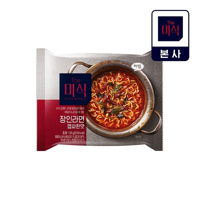 더미식 The미식 장인라면 맵싸한맛 135g