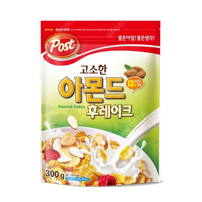 포스트 아몬드 후레이크 300g 고소한아몬드 씨리얼 캘로그