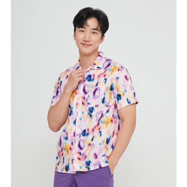 <매장정품> 레노마수영복 * 폴리백 남성 파스텔 비치 반팔 셔츠 RN-TS2D303-PP TS2D303PPP 382233