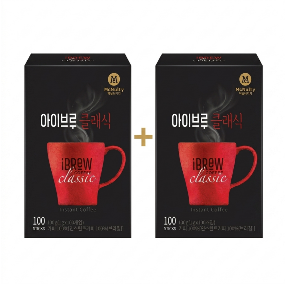 맥널티 아이브루 클래식 커피 100T+100T