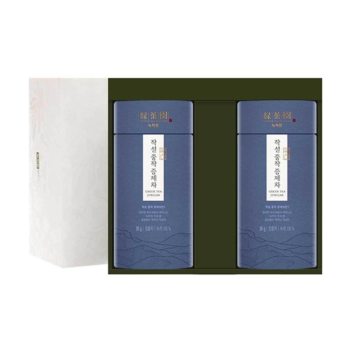 녹차원 작설 중작증제차 50g x 2팩 [CJ]