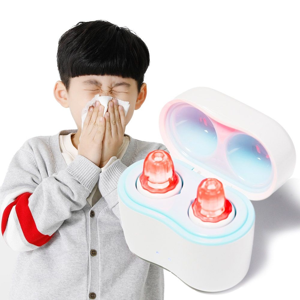 엔티브이 노즈굿 비염치료기 알레르기비염 비염치료 가정용 의료기기 콧물 코막힘 재채기
