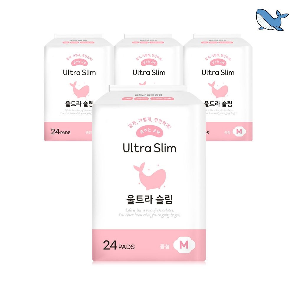 춤추는고래 생리대 중형24P X 4팩 /96매