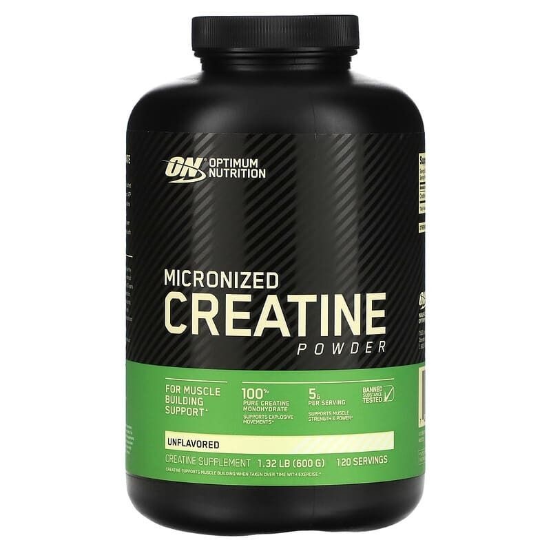 [해외] Optimum Nutrition, 미분화 크레아틴 파우더 무향 600g