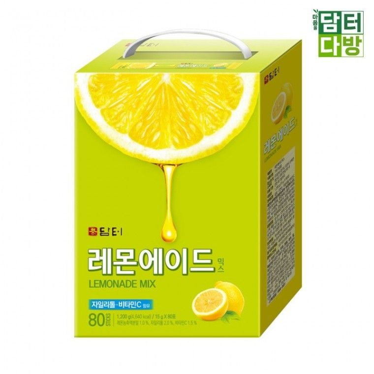 담터 레몬에이드 스틱 80입 상큼한 비타민 음료 간편휴대