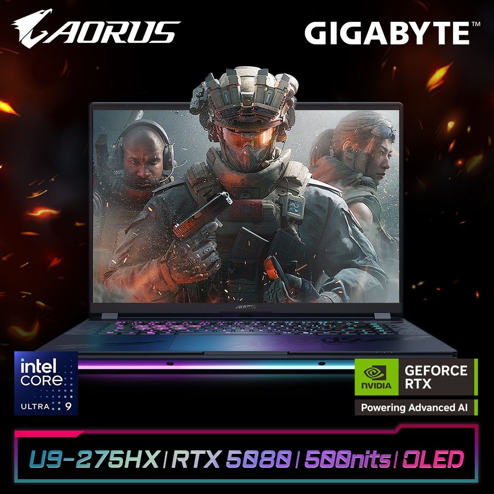기가바이트 어로스 마스터 16 BYH 인텔 울트라9 RTX5080 OLED DCI-P3 100%