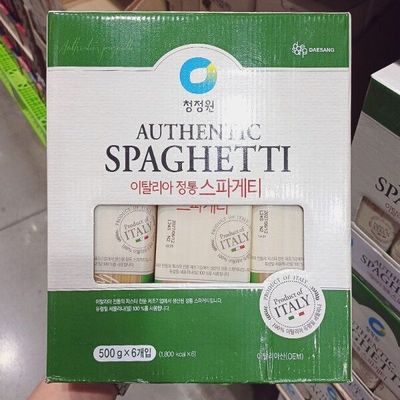 [글로벌푸드] 청정원 스파게티면 500g x 6