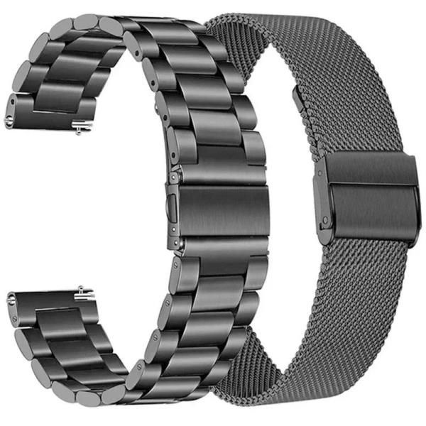 Amazfit Balance 2 용 시계 팔찌 스트랩 Metal (01 Silver)