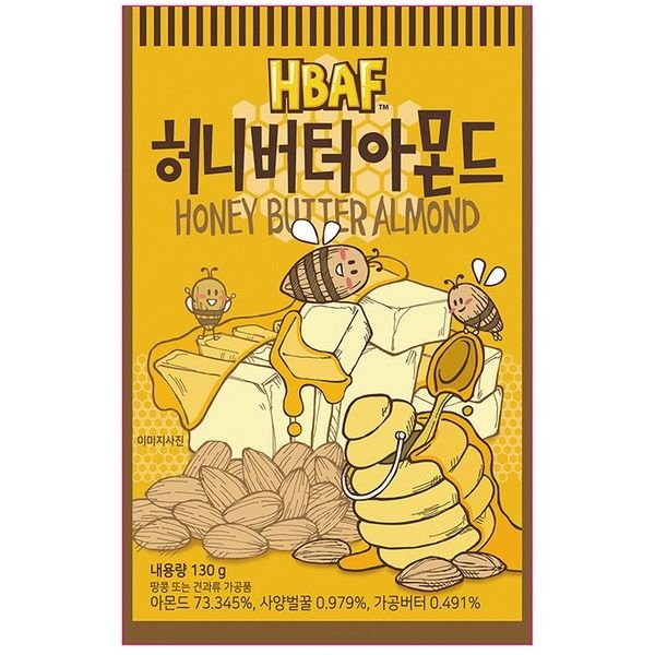 [오늘출발] 오피스디포 허니버터 아몬드 120g 바프