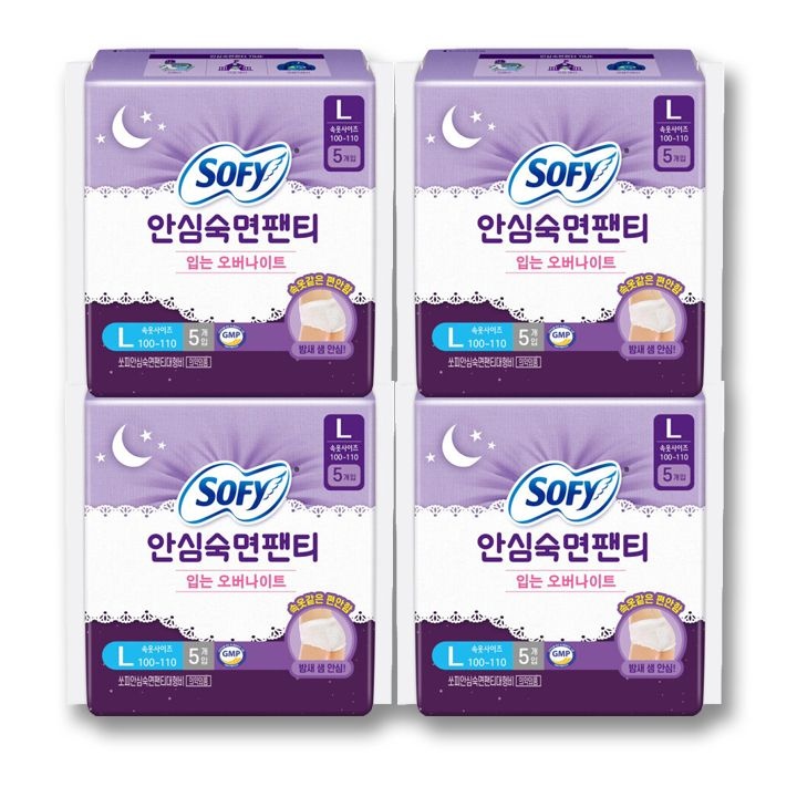쏘피 안심숙면팬티 L 5P x 4개