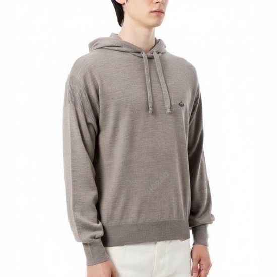 MUST IT_ Unisex Hoodie (3803002N Y0006 P407) (ORB 로고 니트 후디)