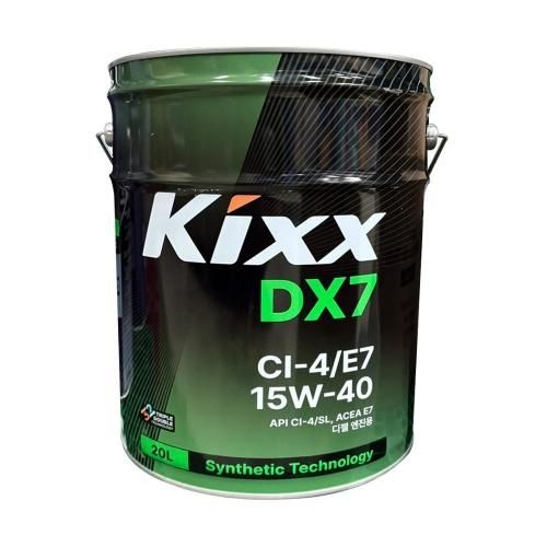 GS칼텍스 엔진오일(디젤) Kixx DX7 CI-4/E7 15W-40_20L 8260787