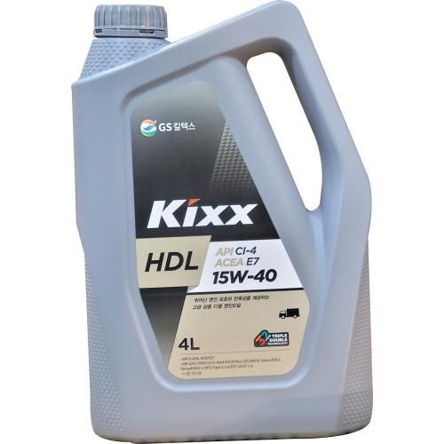GS칼텍스 엔진오일(디젤) Kixx DX7 CI-4/E7 15W-40_4L 8260796