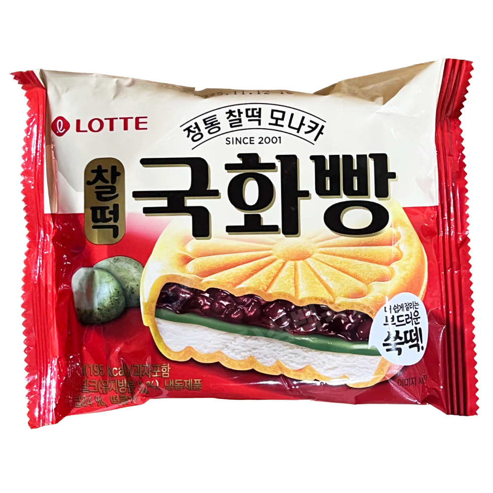 롯데웰푸드 롯데 국화빵 찰떡 150ml x 24개 아이스크림