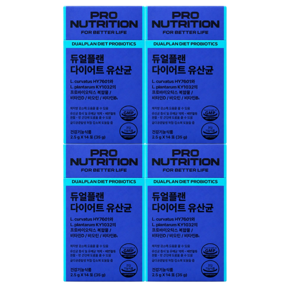 듀얼플랜 다이어트 유산균 14포 x 4박스