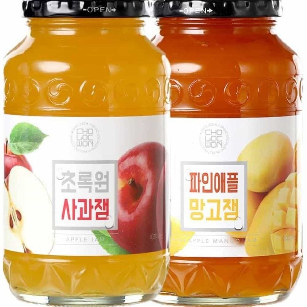 쑤니 사과잼 1KG 파인애플망고잼 1KG 잼소스 간식재료