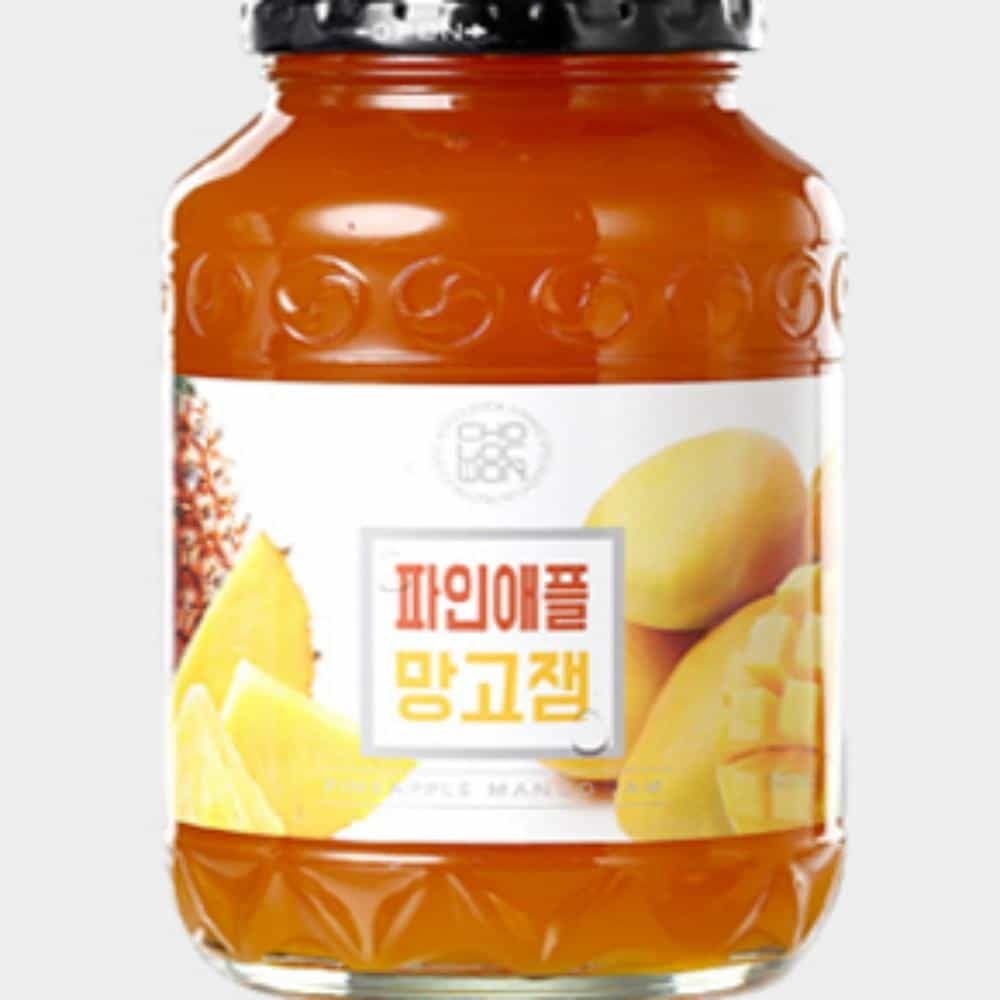 쑤니 파인애플망고잼 1KG 2병 카나페만들기 빵에발라먹는