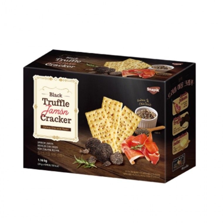 GUANGDONG XINMENG FOOD CO.LTD (중국) / 주식회사 에스씨코리아 Snapik 트러플 크래커 1.16kg (29g_40팩) 건강한 간식 와인 맥주 안주