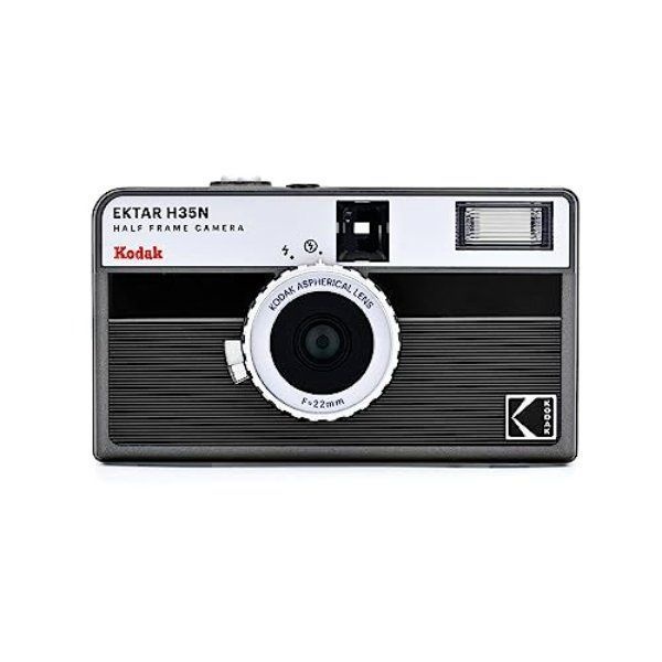 [해외] 코닥 KODAK EKTAR H35N 하프 프레임 필름 카메라 - 스트라이프 블랙