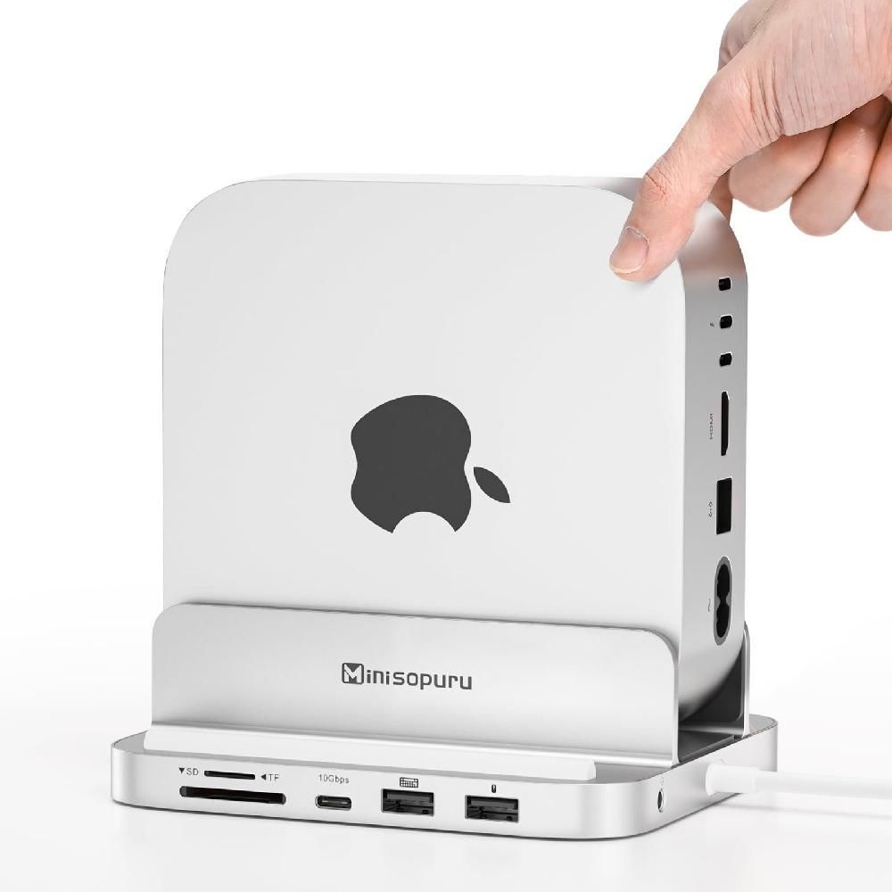 [해외] Minisopuru Mac mini M4 Dock Stand  8-in-1 허브