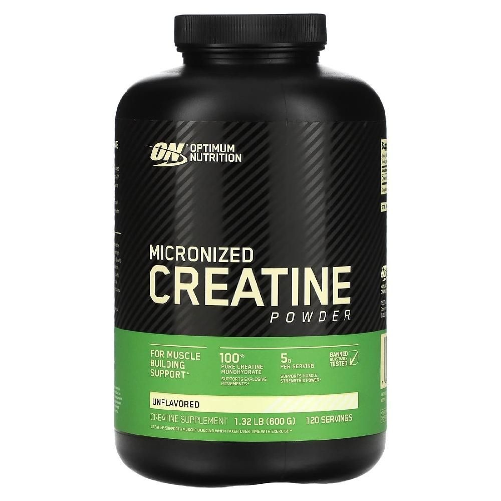 [해외] Optimum Nutrition 미분화 크레아틴 파우더  600g 120회분