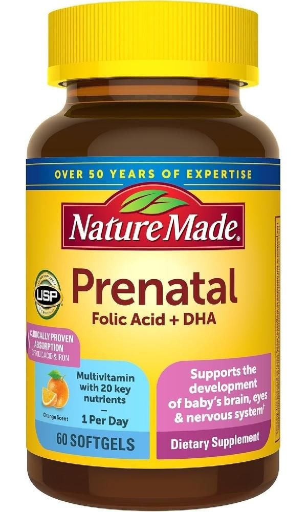 Nature Made Prenatal 엽산+DHA 종합 멀티비타민 임산부 맞춤(110일분)
