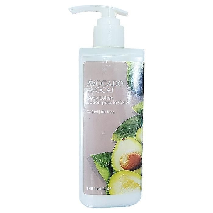 더페이스샵 아보카도 바디로션 고보습 건성 촉촉한 펌프형 바디케어 300ml, 1개