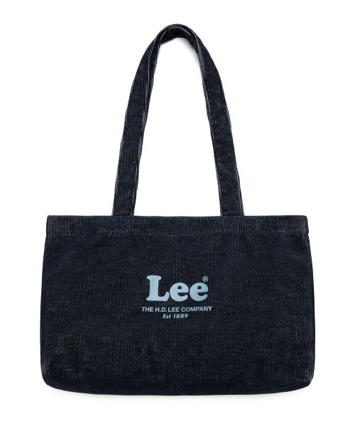 리 Lee 빈티지 로고 코듀로이 에코백 인디고 다크
