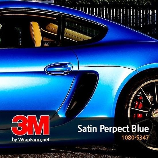 3M [2080-S347] 퍼펙트 블루 반광 차량 셀프 랩핑 PPF 카스킨 생활보호 패키지 마프로 에이버리 크롬 (2740727A)