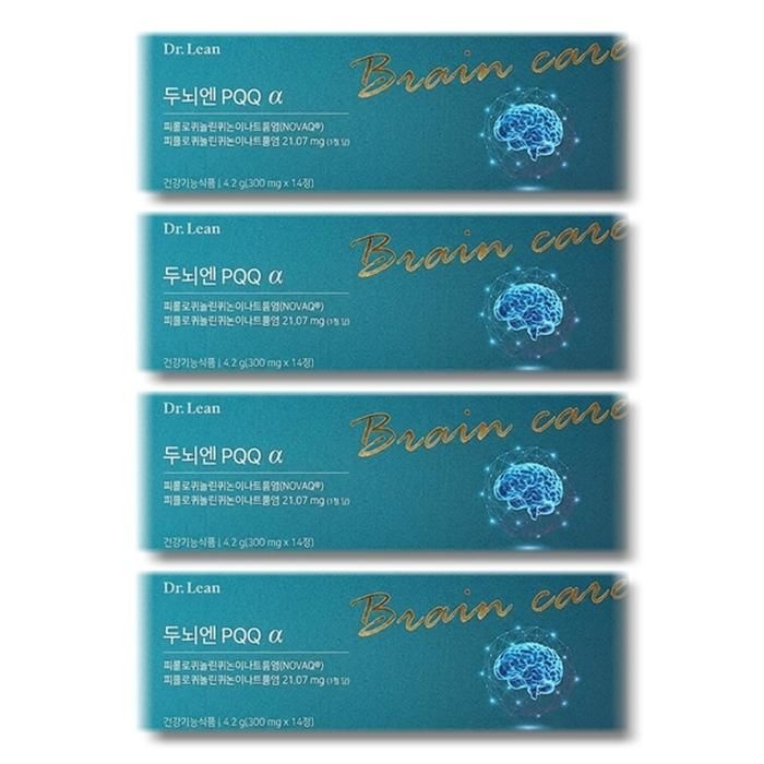 [보리담다] 닥터린 두뇌엔 PQQ 알파 300mg x 14정 4박스
