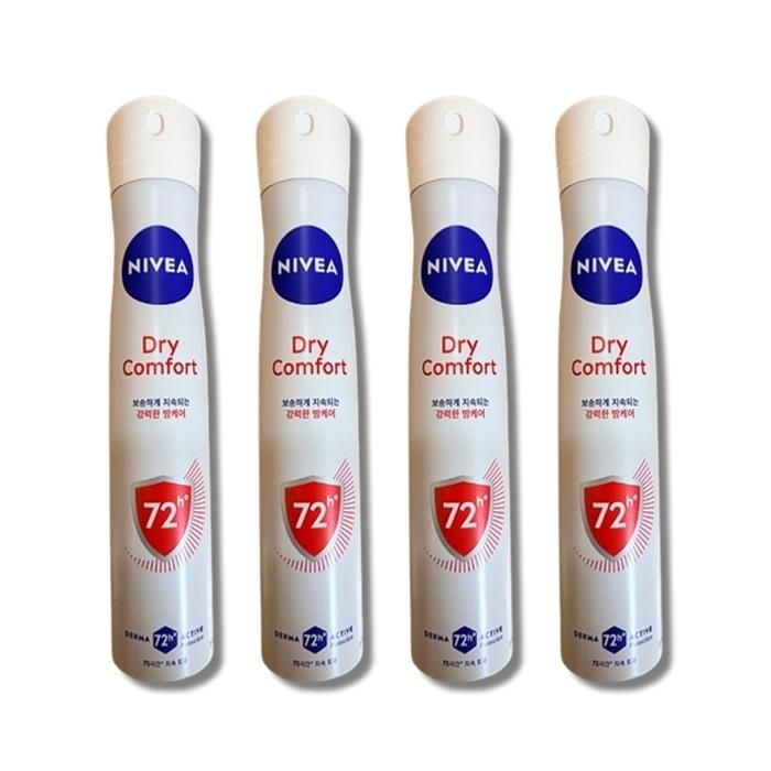 니베아 스프레이 드라이 콤포트 200ml 4개