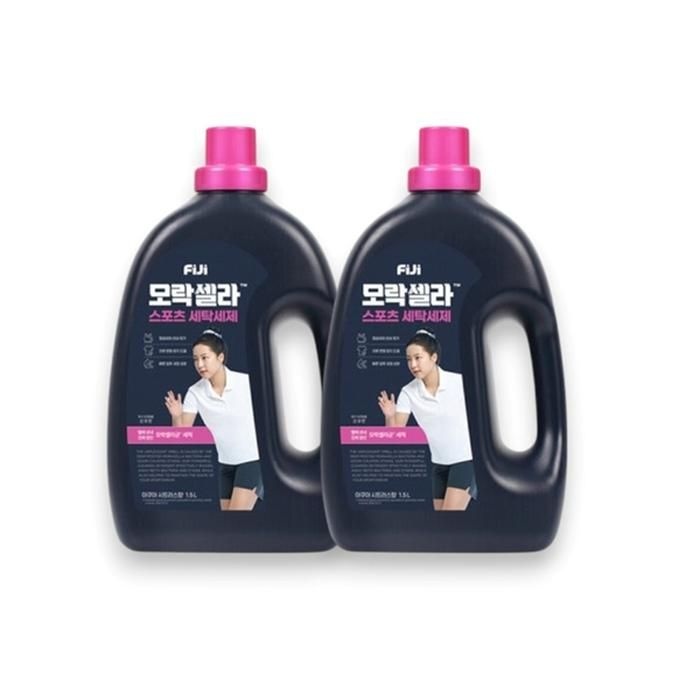 피지 모락셀라 스포츠 세탁세제 일반드럼 시트러스향 1.5L 2개
