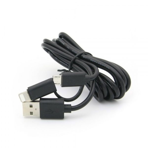 [SR2151] Coms G POWER 케이블 2 in 1(5핀/8핀) Black
