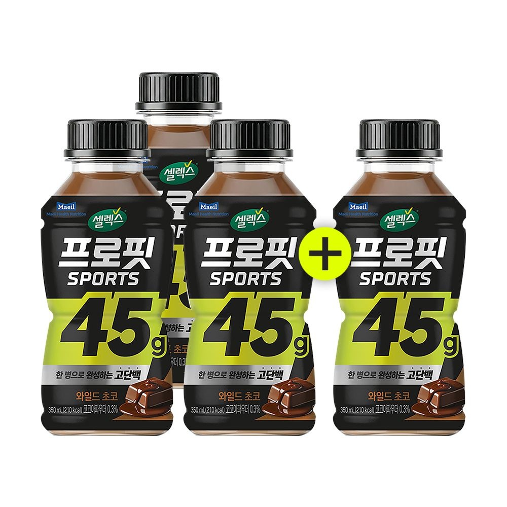 [롯데온] 셀렉스 프로핏 드링크 와일드초코 350ml 4개입