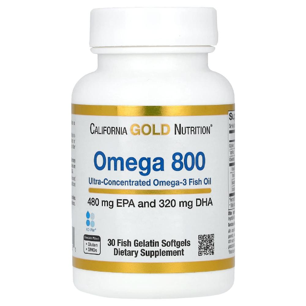 (3통) CGN 오메가3 Omega 800 초고농축 오메가3 피쉬오일 1000mg 30정 DHA EPA