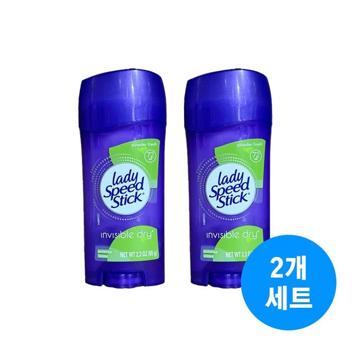 콜게이트 [1+1] 레이디 스피드 스틱(데오도란트) 인비저블 드라이샤워 파우더 2.3oz