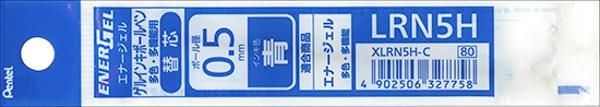 오피스디포 에너겔 다색볼펜 리필심 LRN5H-C 청 0.5 pentel