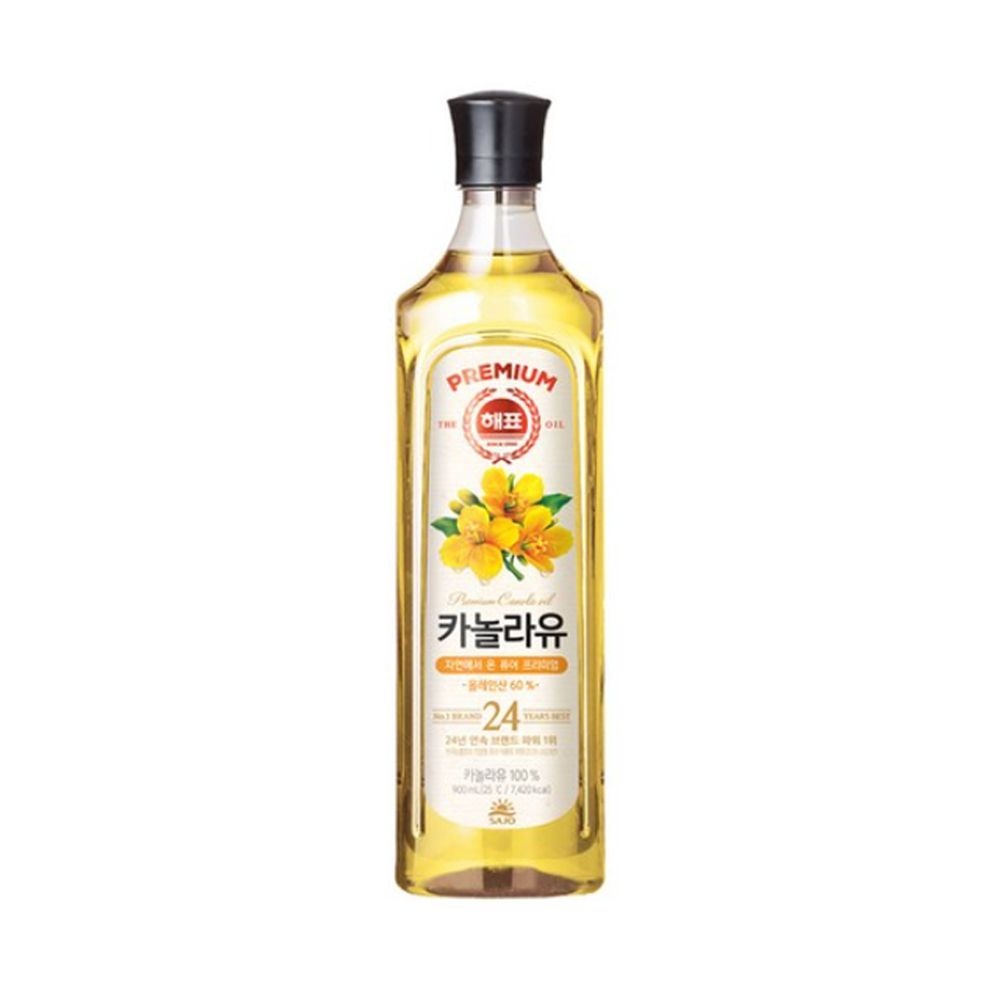 사조 해표 카놀라유 900ml x 3개