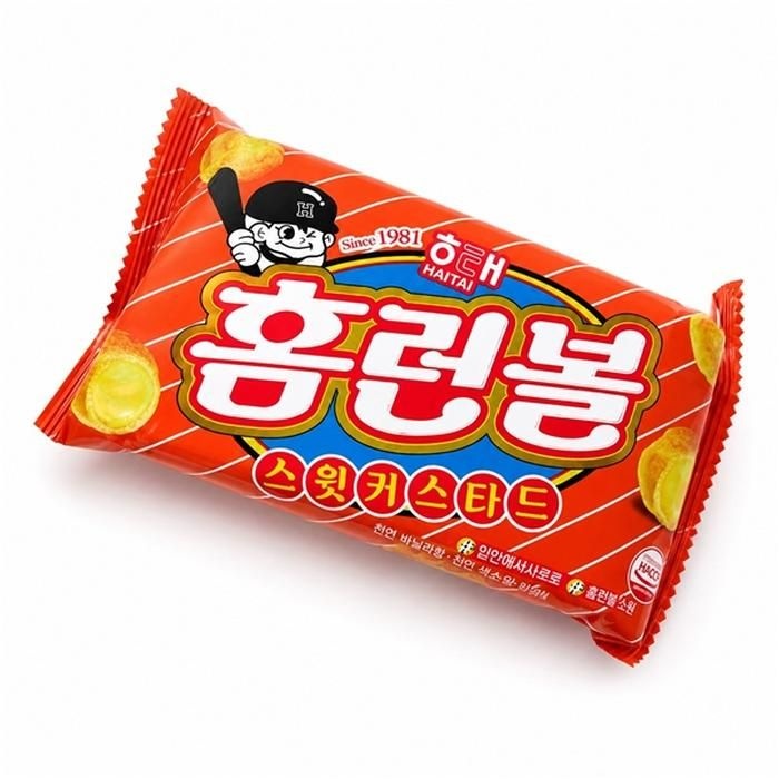 [웰빙창고] 홈런볼 스윗 커스타드맛 41g x 16개