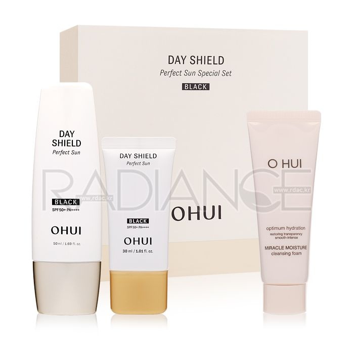 오휘 데이쉴드 퍼펙트 선 블랙 80ml 기획 세트