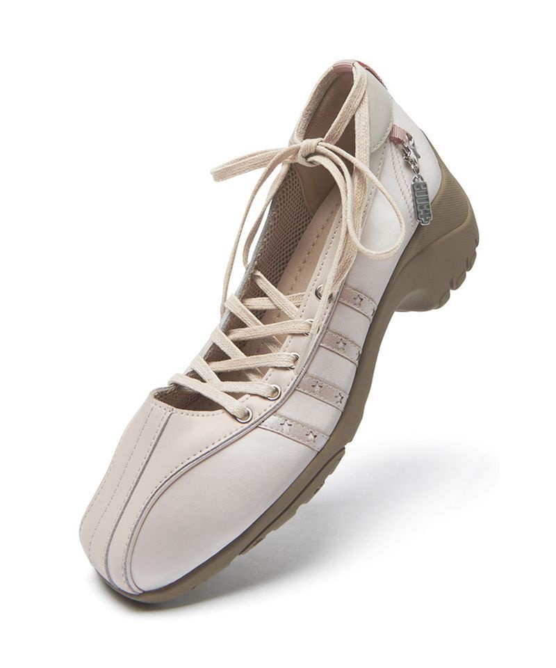 ROCKFISH WEATHERWEAR 락피쉬웨더웨어 x ILLIT BLISS HEEL LACEUP SNEAKERS PINK BE